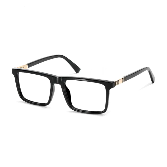 Rectangle Black Eyeglasses