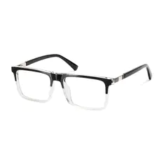 Rectangle Black/Clear Eyeglasses