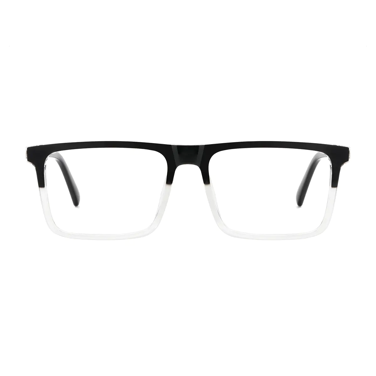 Rectangle Black/Clear Eyeglasses