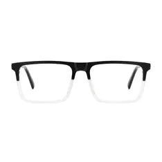 Rectangle Black/Clear Eyeglasses