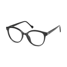 Oval Black Eyeglasses