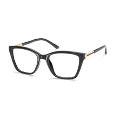 Geometric Black Eyeglasses