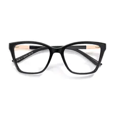 Geometric Black Eyeglasses
