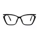 Geometric Black Eyeglasses
