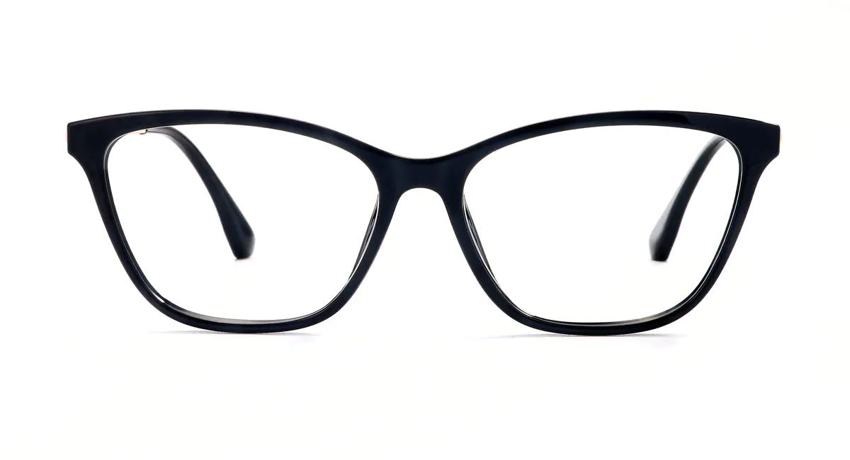 Oval Black Eyeglasses