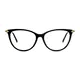 Oval Black Eyeglasses