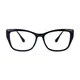Square Black Eyeglasses