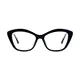 Geometric Black Eyeglasses