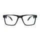 Square Matte Black Eyeglasses