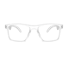 Square White Sport Eyeglasses