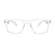 Square White Eyeglasses