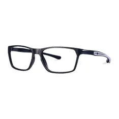 Rectangle Matte Black Sport Eyeglasses