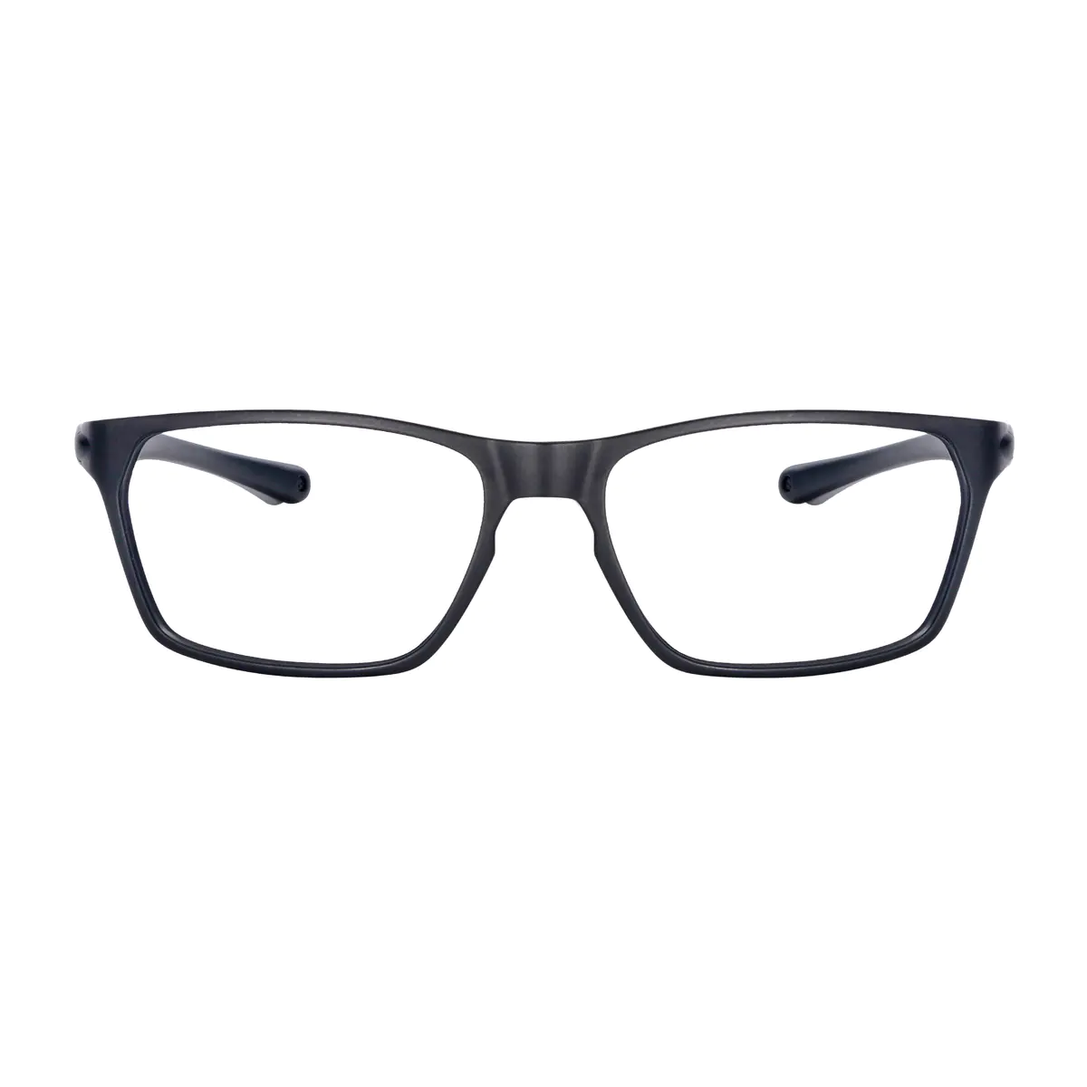 Rectangle Matte Black Sport Eyeglasses