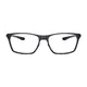 Rectangle Matte Black Sport Eyeglasses