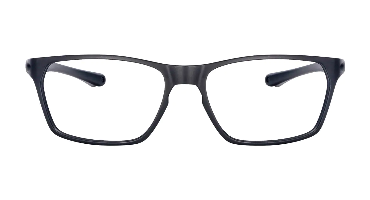 Rectangle Matte Black Sport Eyeglasses
