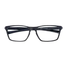 Rectangle Matte Black Sport Eyeglasses