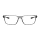 Rectangle Transparent Gray Sport Eyeglasses
