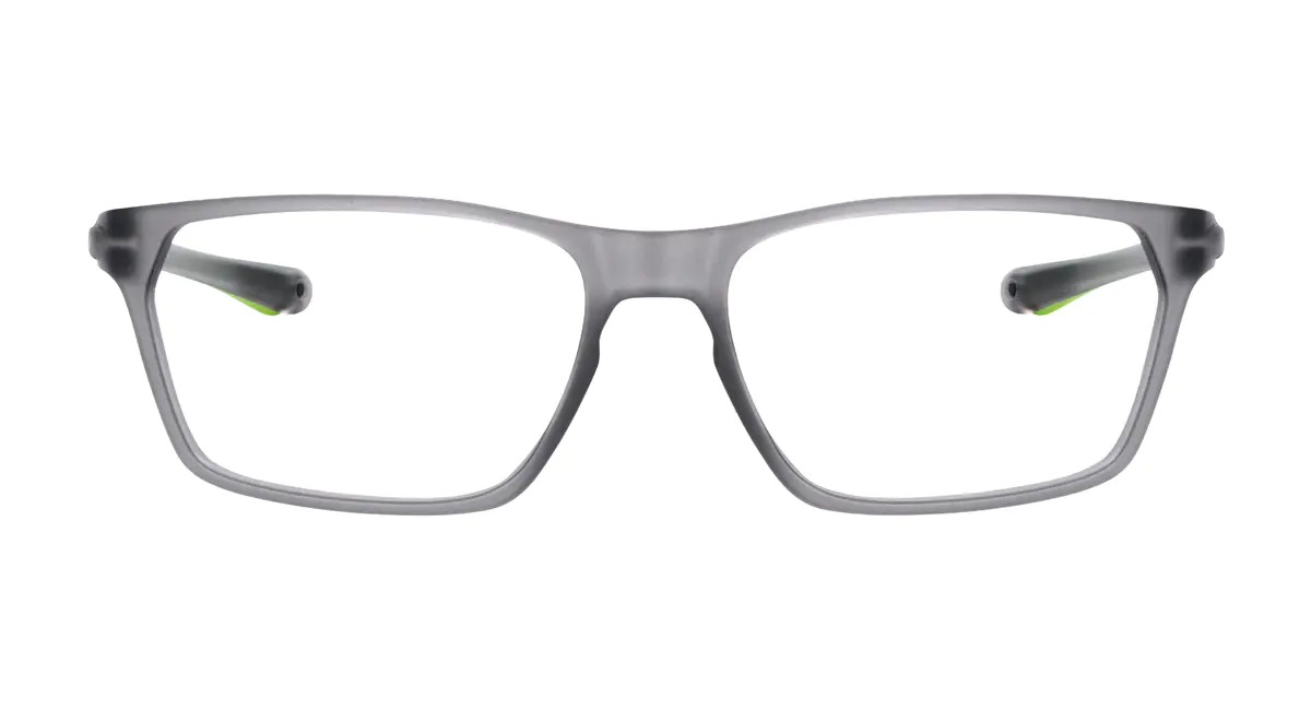 Rectangle Transparent Gray Sport Eyeglasses
