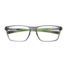 Rectangle Transparent Gray Sport Eyeglasses