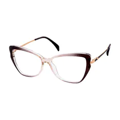 Cat-eye Gradient Gray Eyeglasses