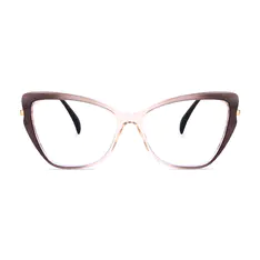 Cat-eye Gradient Gray Eyeglasses