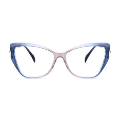 Cat-eye Gradient Blue Eyeglasses