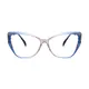 Cat-eye Gradient Blue Eyeglasses