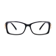 Rectangle Black Eyeglasses