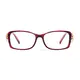 Rectangle Gradient Purple Eyeglasses