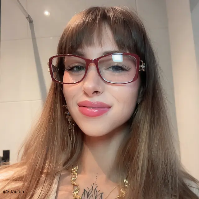 Rectangle Wine Eyeglasses