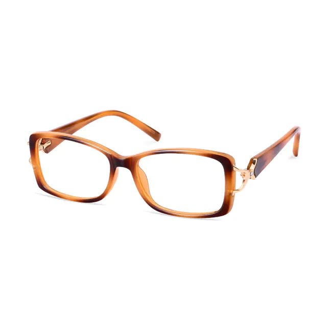 Rectangle Tortoiseshell Eyeglasses