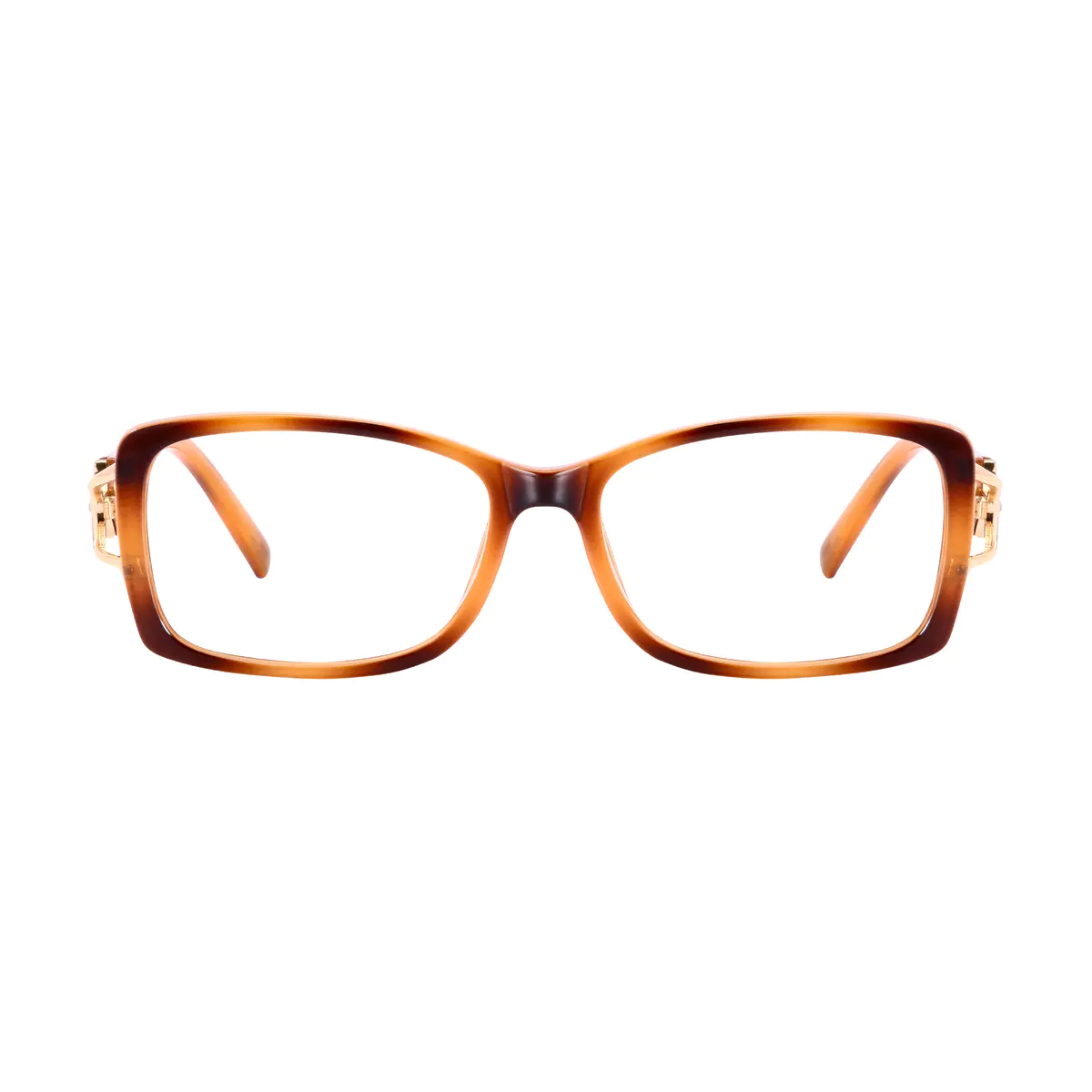 Rectangle Tortoiseshell Eyeglasses