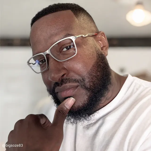 Rectangle Gray/Silver Sport Eyeglasses