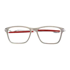 Rectangle Gray/Silver Sport Eyeglasses