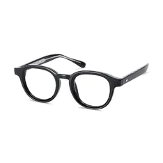 Oval Black Eyeglasses