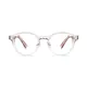 Oval Pink/Gold Eyeglasses