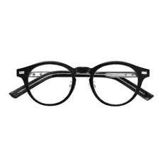 Oval Black Eyeglasses