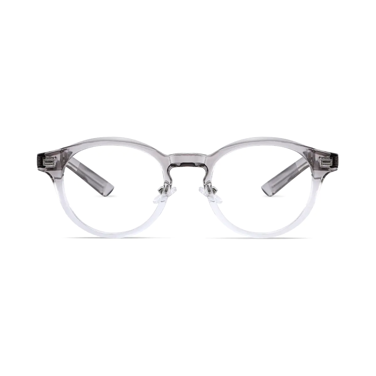 Oval Gradient Gray Eyeglasses