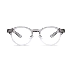 Oval Gradient Gray Eyeglasses