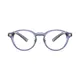 Oval Bright Gray Eyeglasses