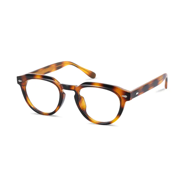 Oval Tortoiseshell Eyeglasses