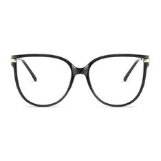 Oval Black Eyeglasses