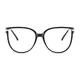 Oval Black Eyeglasses