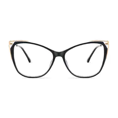 Cat-eye Black Eyeglasses
