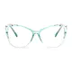 Cat-eye Gradient Green Eyeglasses