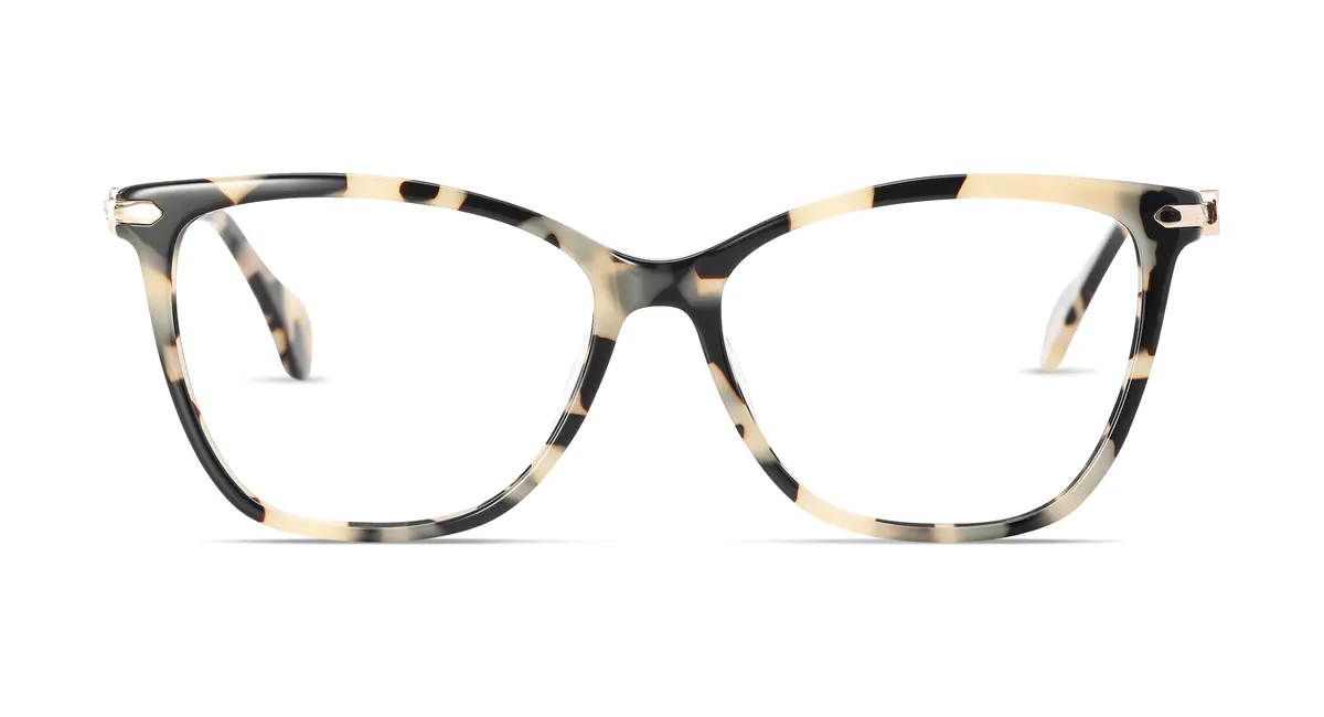 Oval Ivory Tortoiseshell Eyeglasses
