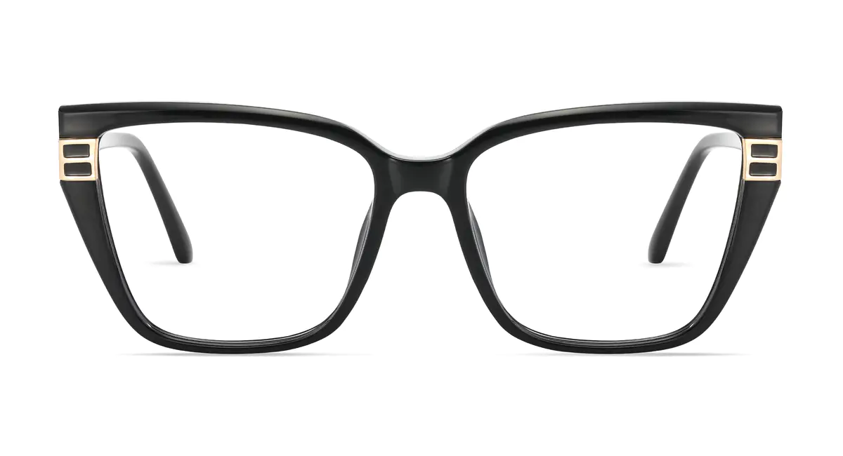 Rectangle Black Eyeglasses