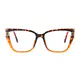 Rectangle Tortoiseshell Eyeglasses