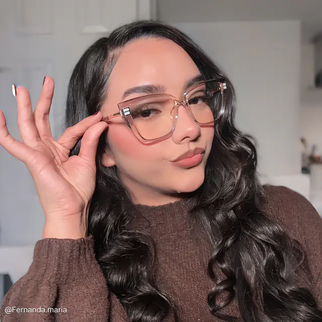 Rectangle Gradient Gray Eyeglasses