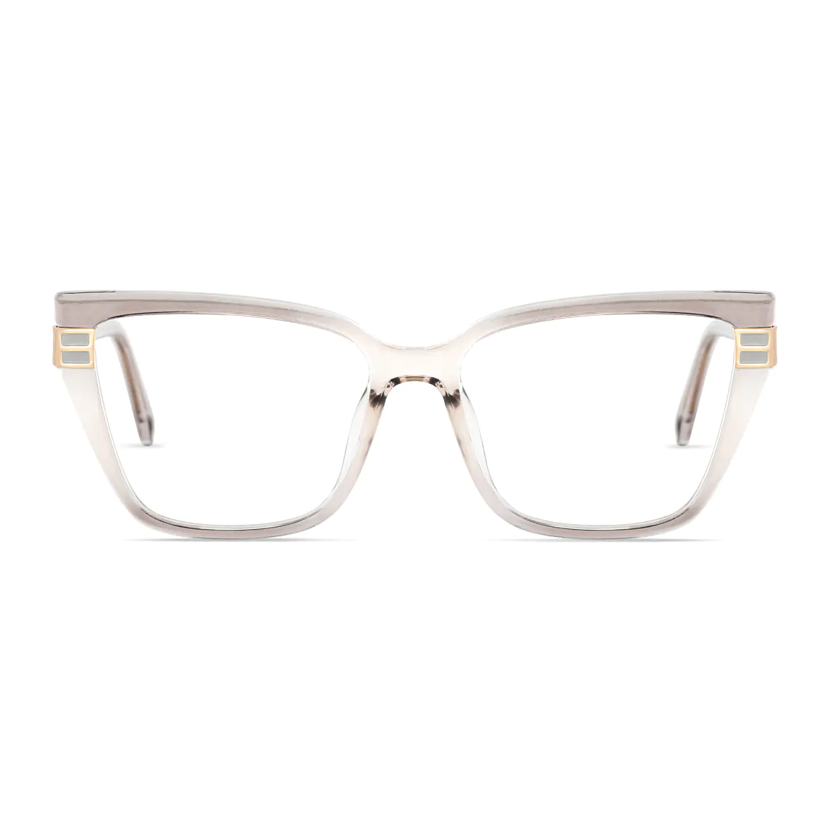 Rectangle Gradient Gray Eyeglasses